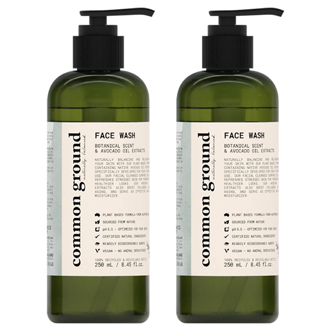Common Ground Natural  Face Wash