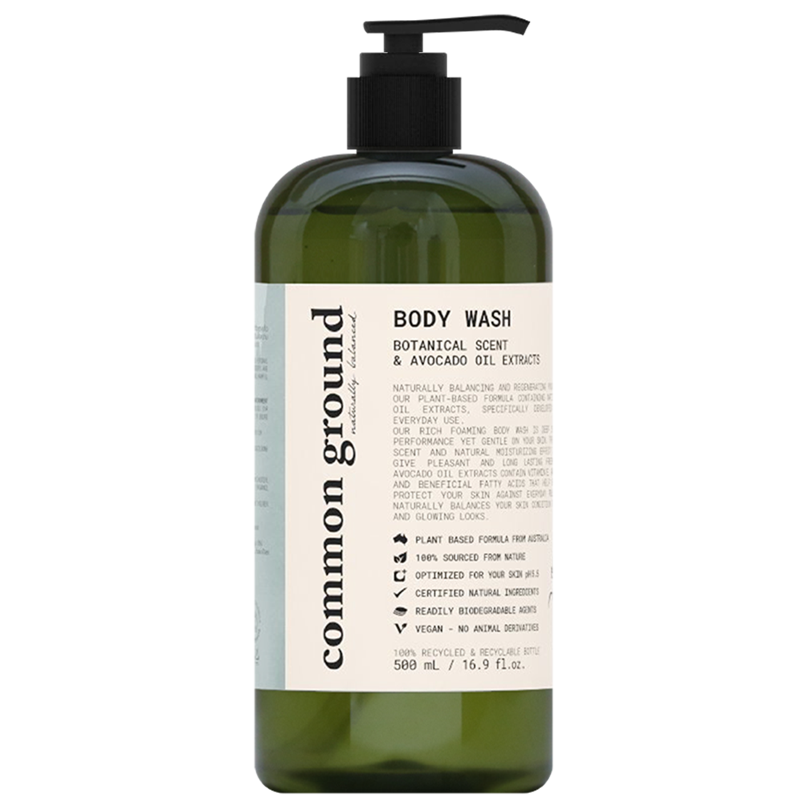 Common Ground Natural  Body Wash